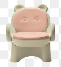 PNG Beige baby chair, transparent background