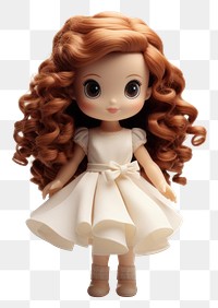 PNG Toy girl doll white representation celebration.