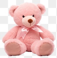 PNG Teddy bear toy white background representation