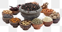 PNG Ayurveda spice plant herbs.