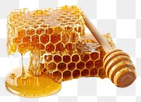 PNG Honeycomb with honey spoon honeycomb food smoke pipe.