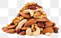 Mix of nuts and dry fruits food almond seed.