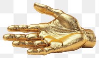 PNG Hand gold finger white background.