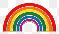 PNG  Rainbow with rainbow image pattern symbol font.