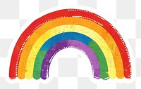 PNG  Rainbow with rainbow image font white background celebration.