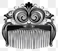 PNG Hair comb drawing accessories creativity.
