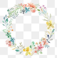 PNG Stationery circle border pattern wreath plant.