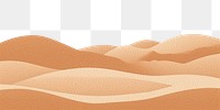 PNG Cross stitch sand dunes backgrounds landscape outdoors.
