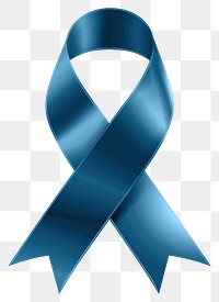 PNG Dark blue gradient Ribbon cancer symbol white background accessories.