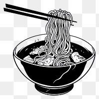 PNG Noodle drawing sketch food