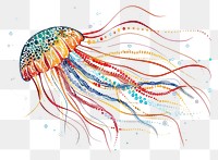 PNG Vector a jellyfish impressionism animal invertebrate cephalopod.