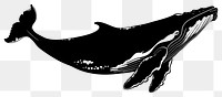 PNG Whale silhouette animal mammal smoke pipe.