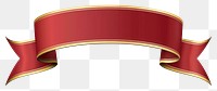 PNG Red gold gradient vector Ribbon document text logo.