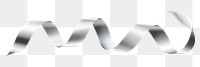 PNG Silver gradient vector Ribbon cutlery symbol fork.