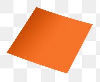 PNG orange sticky note, transparent background