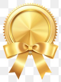 PNG Gradient gold Ribbon award badge icon chandelier clothing apparel