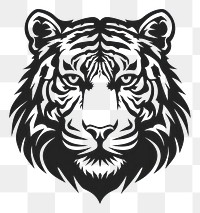 PNG Tiger logo blackboard wildlife.