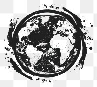 PNG Earth astronomy universe stain.