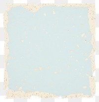 PNG LightBlue terrazzo ripped paper text blackboard page.