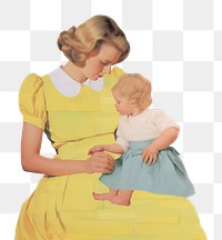 Mother shape collage cutouts photography portrait clothing
