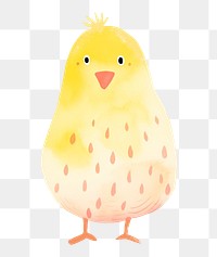 Baby chick png farm animal digital art, transparent background