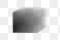 Cubic shadow png element effect, transparent background