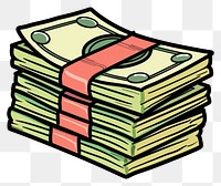 PNG Pile money icon.