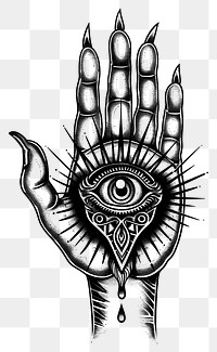 PNG  Hand tattoo flash illustration illustrated electronics hardware