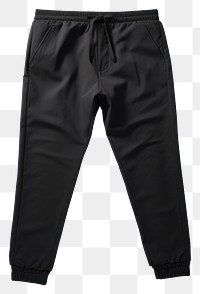 PNG Black jogger pant mockup pants black  