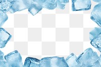 PNG Ice cube bottom border frame backgrounds abstract freezing. 