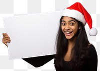 PNG Santa hat portrait holding adult. 