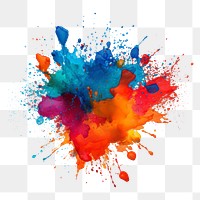 PNG Colorful small spots backgrounds white background splattered.