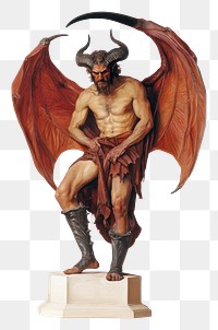 PNG A Satan art illustration man.