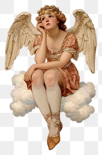 PNG An Angel angel illustration romantic.