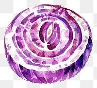 PNG An isolated fresh chopped onion food illustration watercolor.