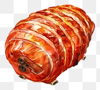 PNG An isolated Chinese honeyed pork food illustration meat.