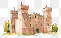 PNG Malahide Castle castle architecture illustration.