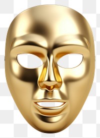 PNG Mask gold white background representation. 