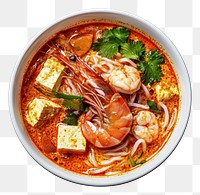 PNG Soup seafood shrimp noodle.