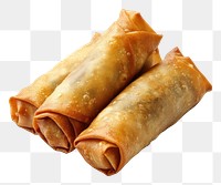 PNG Spring fried rolls food.