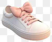 PNG Coquette sneakers footwear shoe pink.