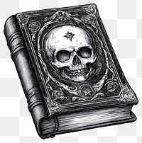 PNG Grimoire illustration book art.