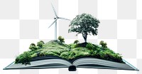 PNG Wind turbine book renewable energy.