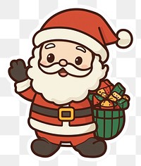 PNG Cute Christmas Santa Claus illustration christmas santa.