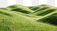 PNG Green grassy rolling hills landscape scenery nature.