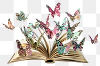 PNG Paper butterflys book butterflies open.