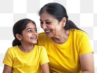 PNG Mom and her young daughter happy laughing shirts.