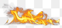 PNG Single flame fire background movement bonfire.