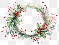 PNG Christmas Wreath wreath pattern celebration. 