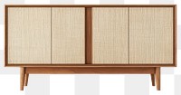 PNG Beige long modern cabinet mid-century furniture wood.